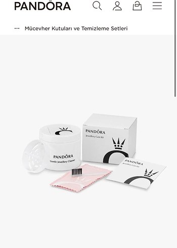 Pandora Takı Bakım Seti Beyaz Kutuda - Görsel 8