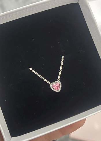 Orjinal Pandora Mini kalpli kolye - Görsel 5
