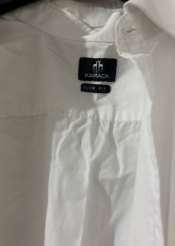 Beyaz Pamuklu Erkek Gömlek, Uzun Kollu - Görsel 2