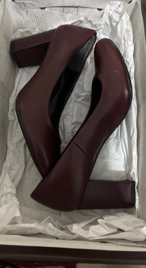 Bordo Stiletto Topuklu Kadın Ayakkabı - Görsel 2