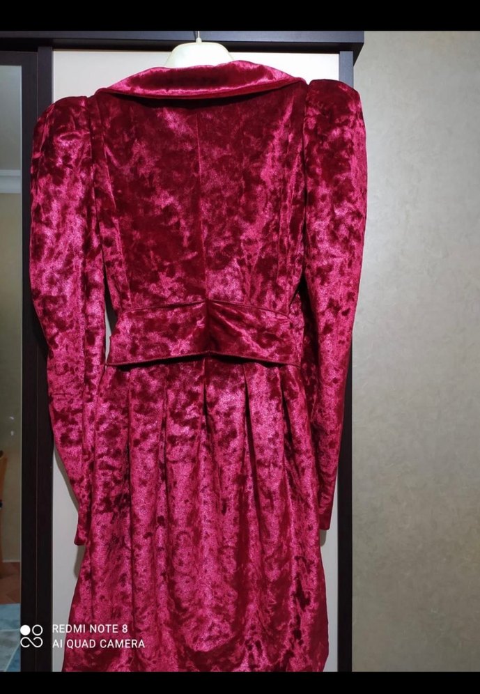 Kadın kadife elbise - Görsel 3