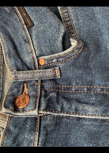 Kadın Mavi Denim Pantolon - Görsel 2