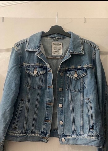 Kadın Mavi Salaş Denim Ceket - Görsel 3