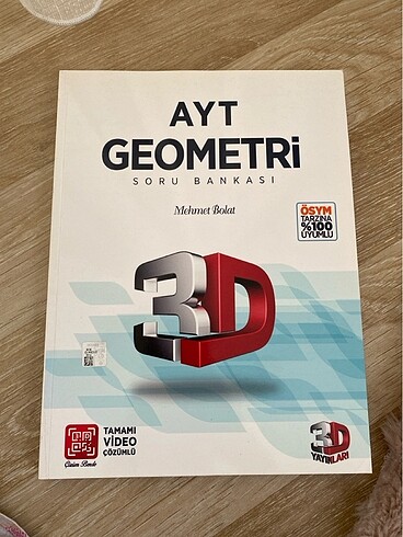 3D yayınları ayt geometri