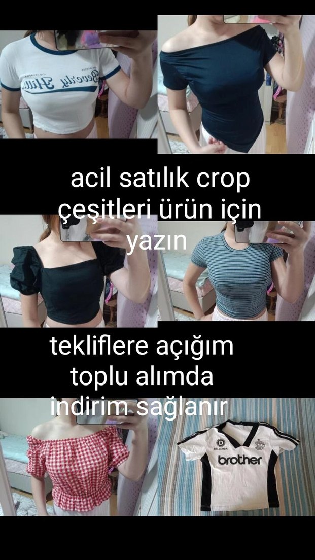 Kadın Lacivert V Yaka Kısa Kollu Bluz - Görsel 2