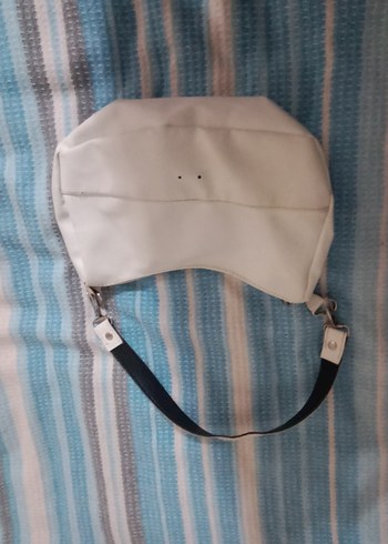 Parlak Mavi Kadın Çantası Fermuarlı - Görsel 3