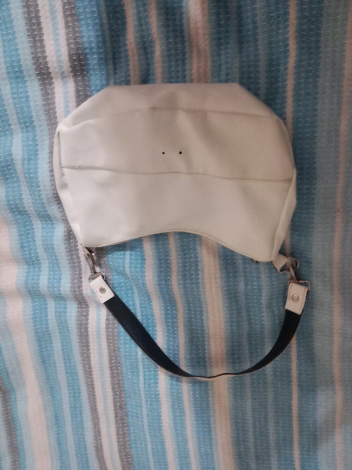 Parlak Mavi Kadın Çantası Fermuarlı - Görsel 3