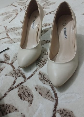 Mavi Stiletto Topuklu Klasik Kadın Ayakkabı - Görsel 4