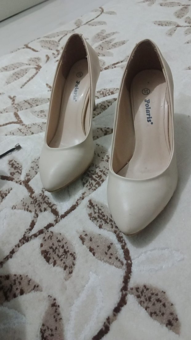 Mavi Stiletto Topuklu Klasik Kadın Ayakkabı - Görsel 4