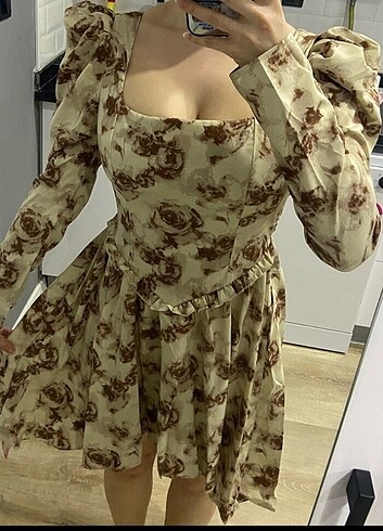 Shein çiçekli elbise