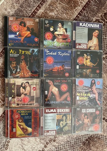 36 Adet Erotik Film VCD Koleksiyonu