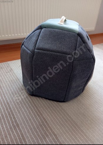 Gri Yumuşak Kumaşlı Kedi Evi - Görsel 3