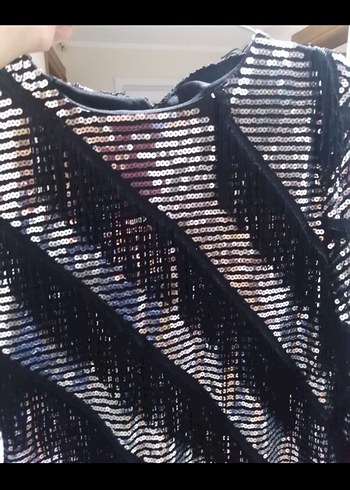 xl Beden Zebra Desenli Uzun Drapeli Kadın Elbise