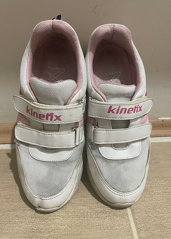 Bayan  Pembe Cırt Cırtlı Spor Ayakkabı - Görsel 3