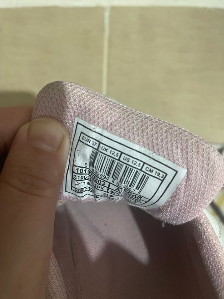 Bayan  Pembe Cırt Cırtlı Spor Ayakkabı - Görsel 5