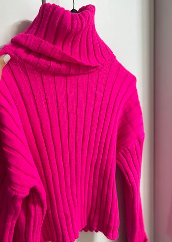 FUŞYA RENGİNDE KAZAK - Görsel 6