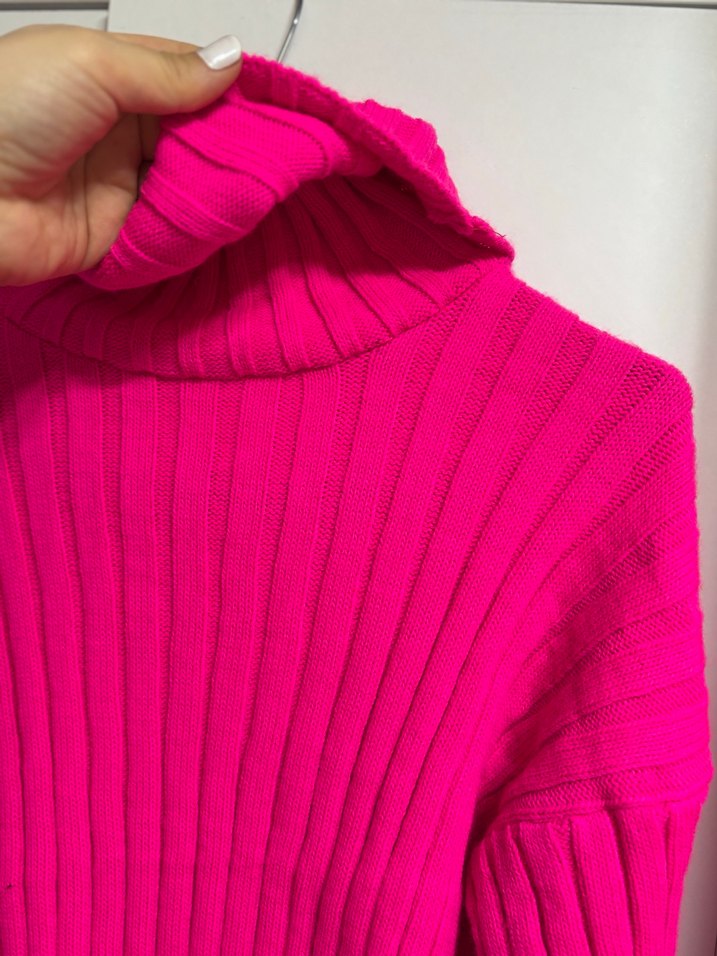 FUŞYA RENGİNDE KAZAK - Görsel 4