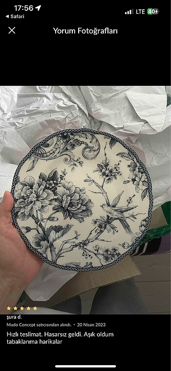 Mudo adelaide tatlı tabağı
