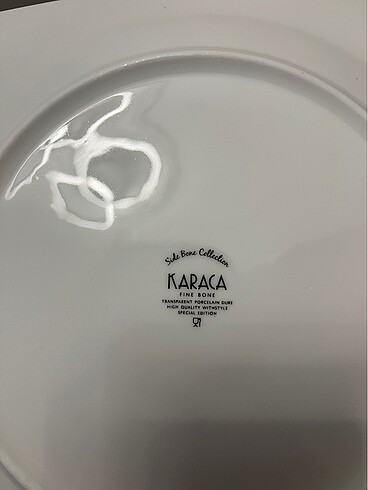 Beden Karaca FINE BONE 6lı tatlı tabağı