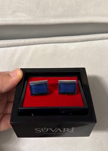 Siyah Suvari kol düğmesi - Görsel 2