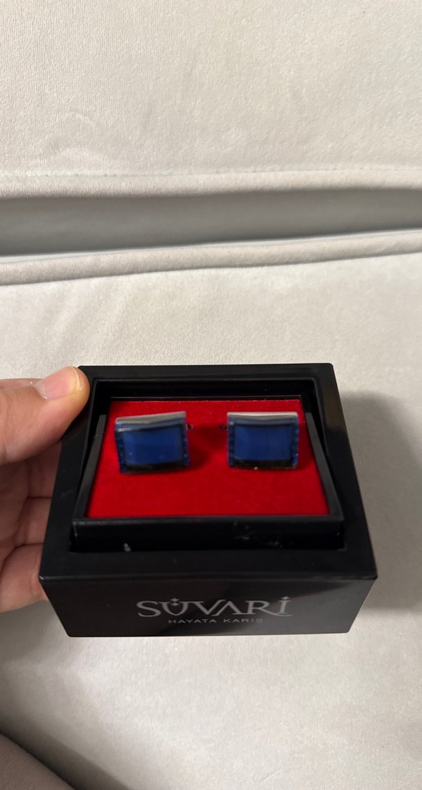 Siyah Suvari kol düğmesi - Görsel 2