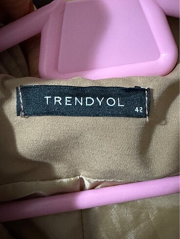 xl Beden camel Renk Trendyol trençkot