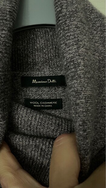 xl Beden Massimo Dutti yün kazak