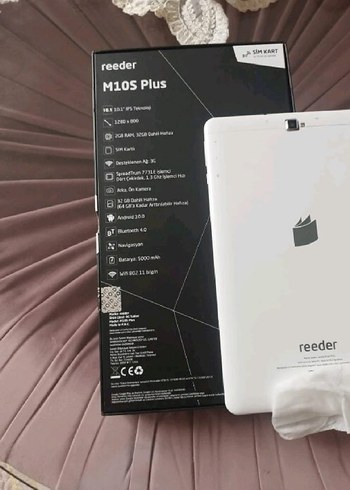 Reeder M10S Plus Beyaz Tablet