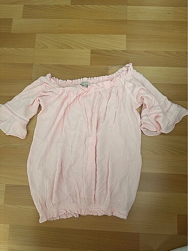 Açık pembe bluz