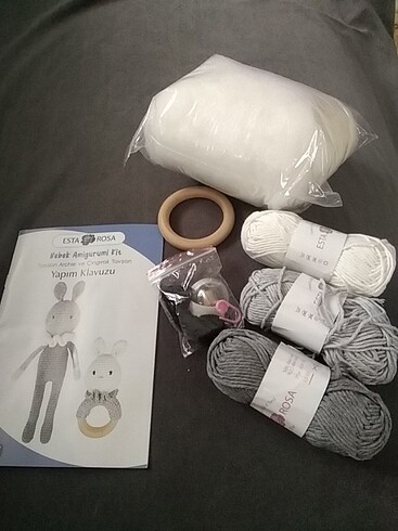 Esta Rosa bebek amigurumi kit