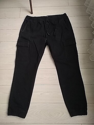 LCW erkek kargo siyah pantolon 