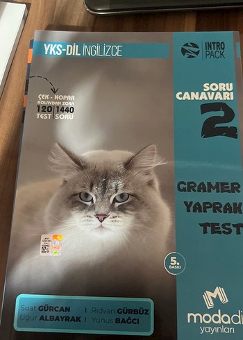 YKS-Dil İngilizce Soru Canavarı 2 Gramer Test Kitabı