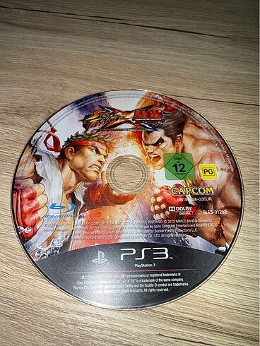 Streetfigther x tekken ps3 CD kutusuz