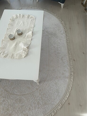 Krem renk temiz halılar - Görsel 9