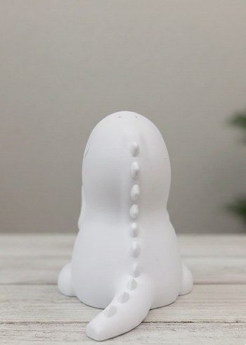 Beyaz 3D Dinozor kalemlik - Görsel 2