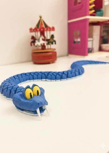 Zootopia 2 Yılan Garry Hareketli 3D - Görsel 2