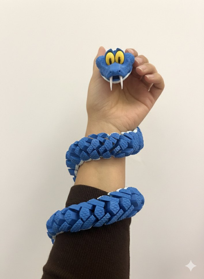 Zootopia 2 Yılan Garry Hareketli 3D - Görsel 5