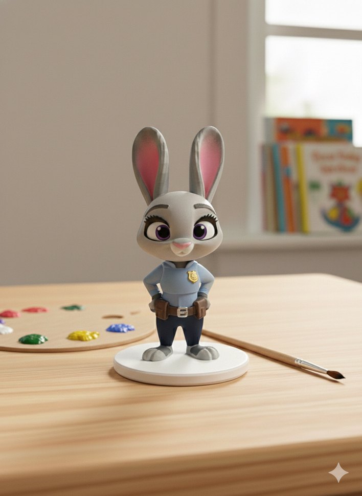 Zootopia Judy Hopps Figür - Görsel 3