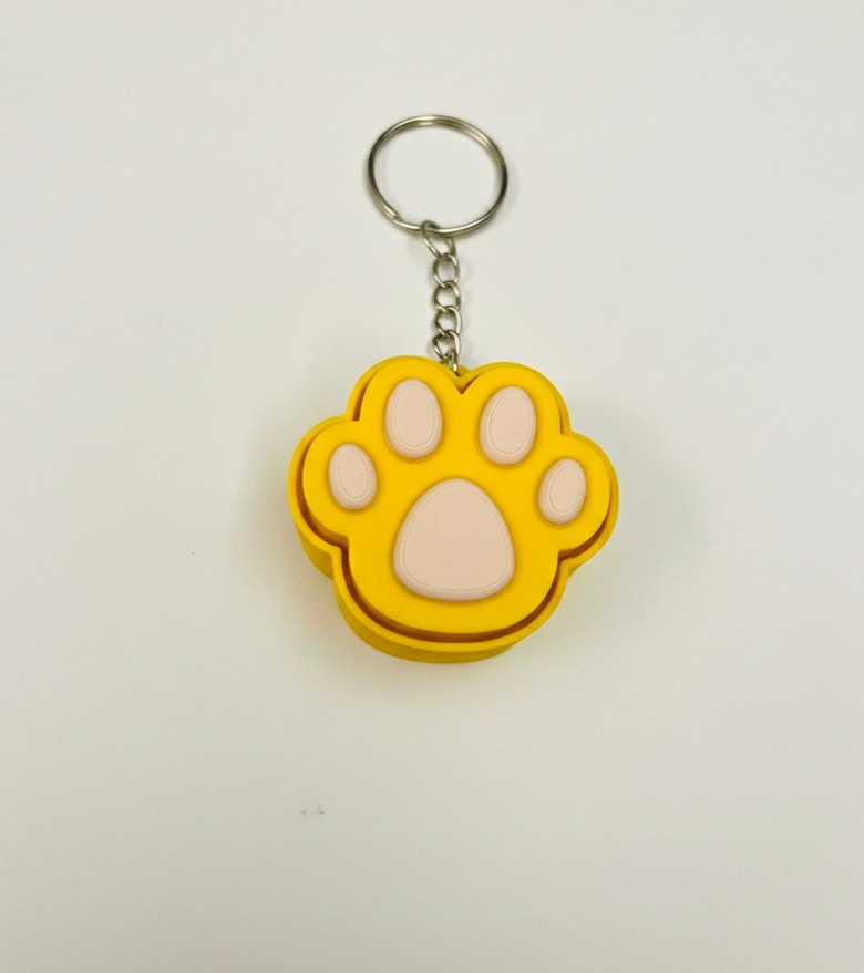 Clicker ses çıkaran Pati Anahtarlık - Görsel 2