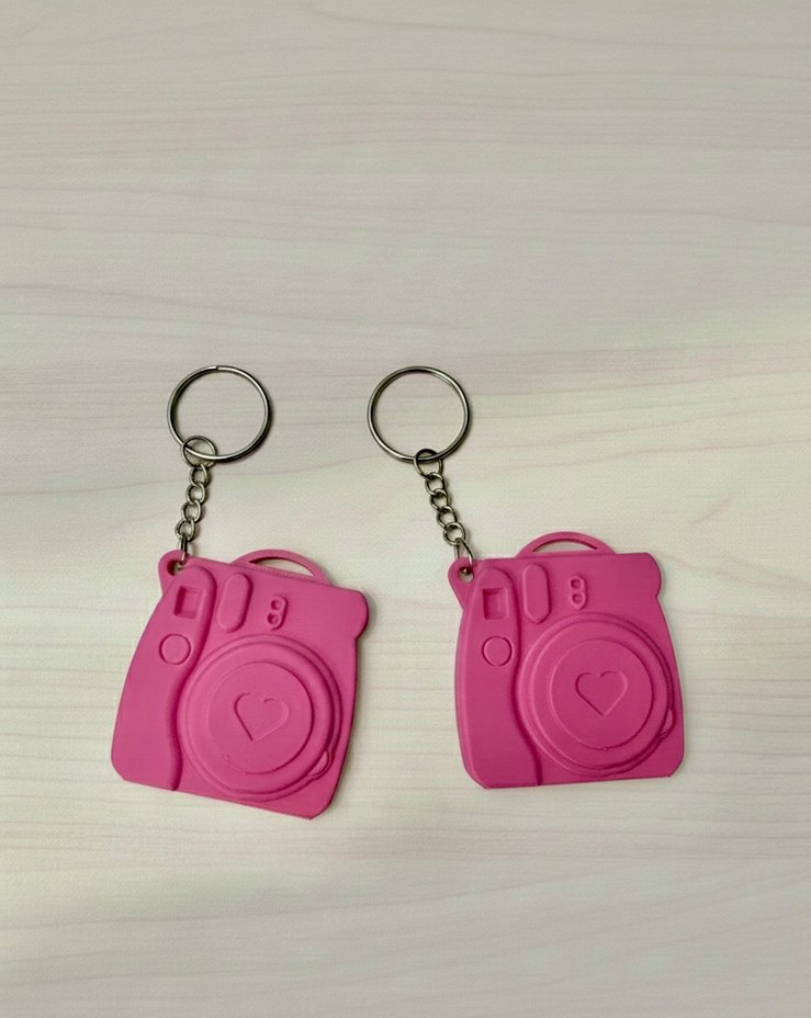 Fotoğraf Makinesi Anahtarlık sevgili - Görsel 3
