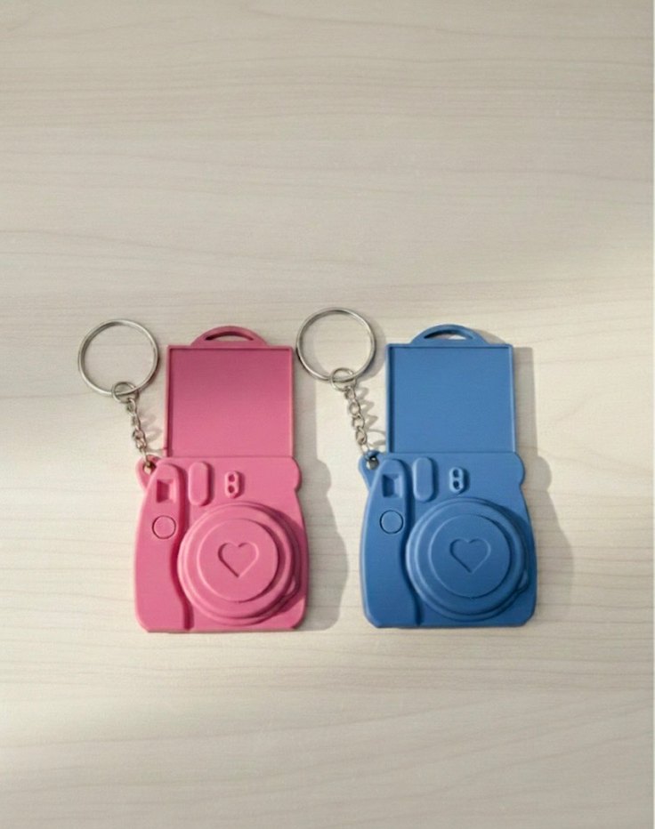 Fotoğraf Makinesi Anahtarlık sevgili - Görsel 2