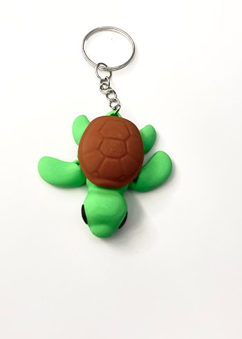 Kaplumbağa hareketli Figürlü Anahtarlık - Görsel 5