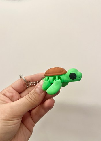 Kaplumbağa hareketli Figürlü Anahtarlık - Görsel 2
