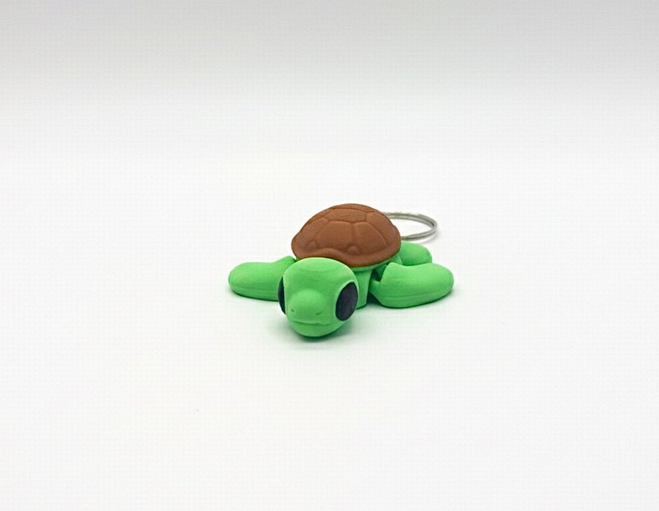 Kaplumbağa hareketli Figürlü Anahtarlık - Görsel 3