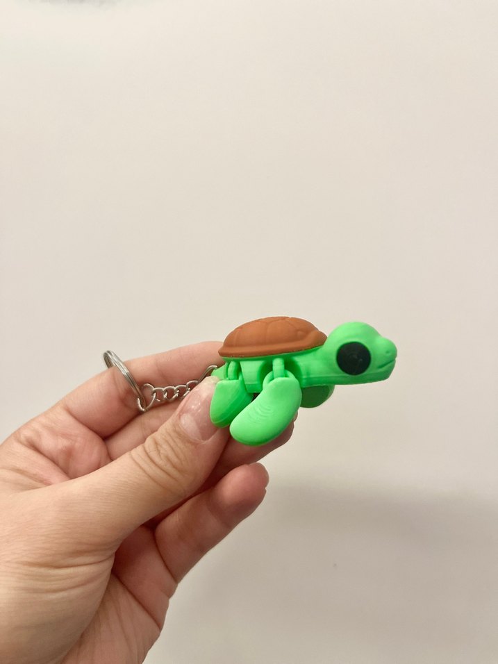 Kaplumbağa hareketli Figürlü Anahtarlık - Görsel 2