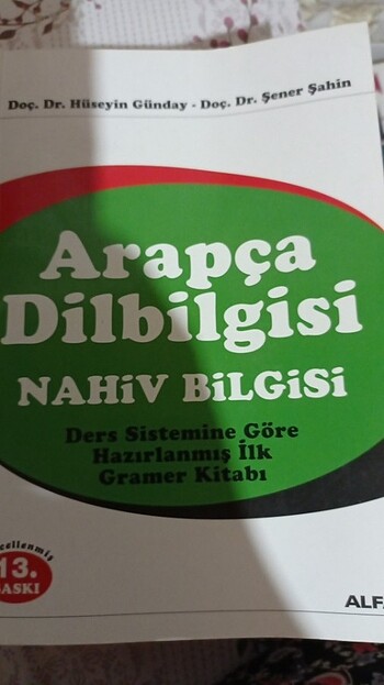 Arapça dil bilgisi sarf ve nahiv