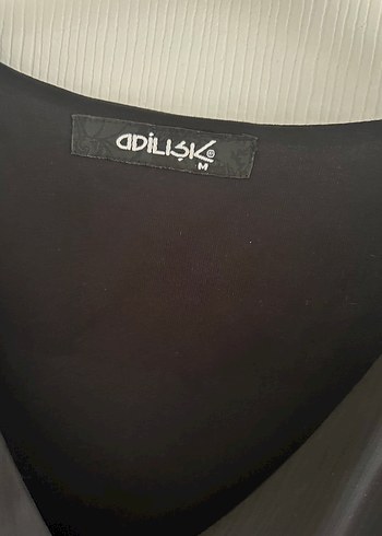 Boncuk İşlemeli Siyah Midi Elbise - Görsel 2