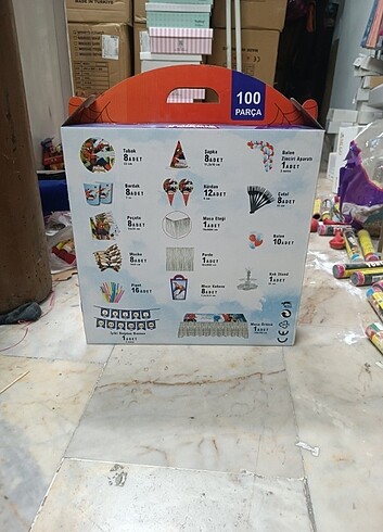  Spiderman konsepti kutulu set 100 parça 