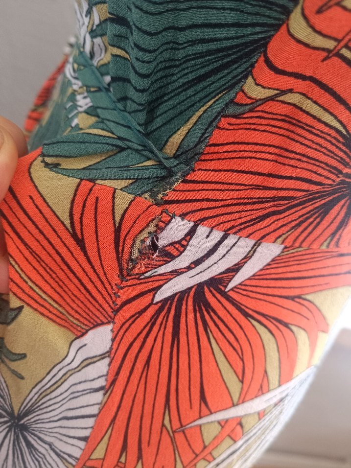 Bohem Çok Renkli Uzun V Yaka pareo - Görsel 4