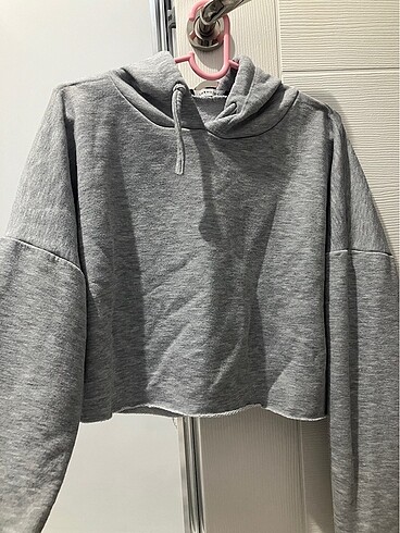 Gri sweatshirt trendyomilla